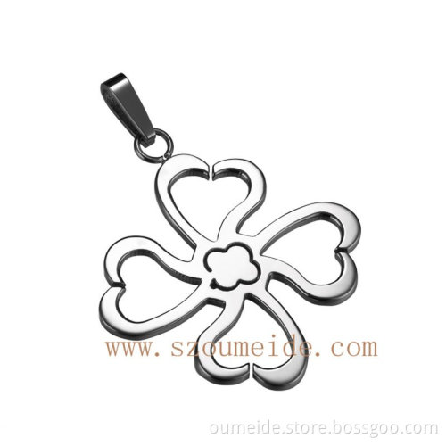 OEM/ODM Metal Factory Flower Titanium Pendants for Women